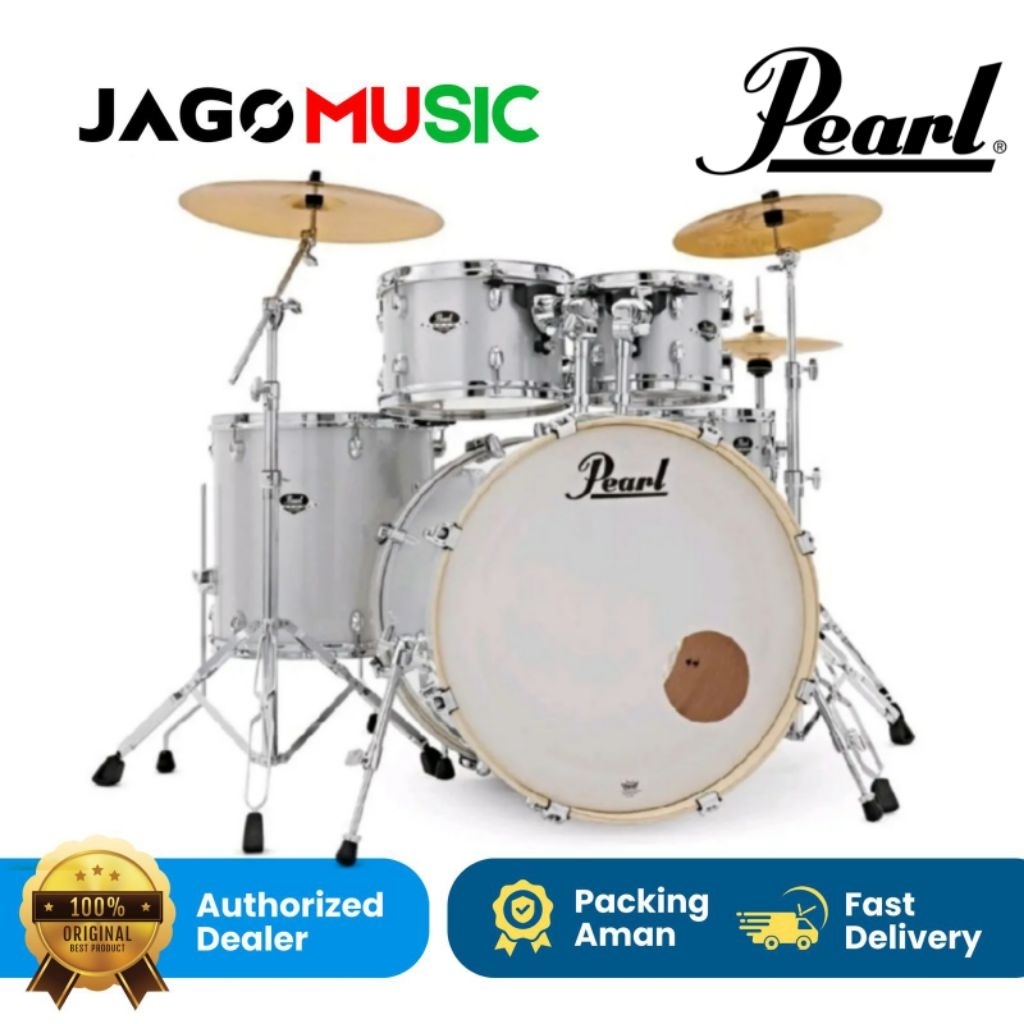 Drum set Classic Drum PEARL Export EXX 725 5 Piece bonus Cymbal Set