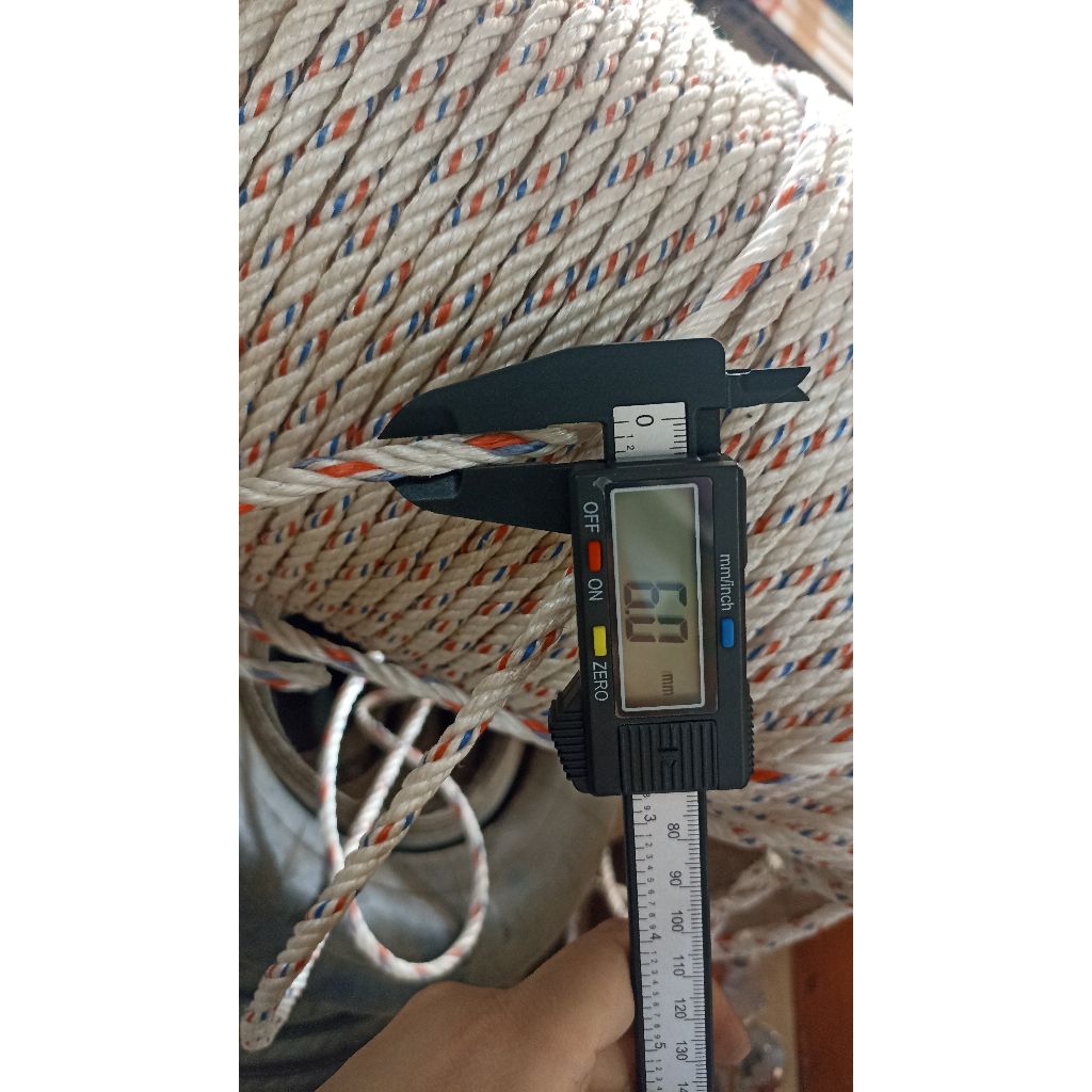 (Meter) Tali Nilon Tambang  5mm 4mm meteran/ Tali Tambang Plastik PPD / Tali Nylon Tambang/ Tali Nil