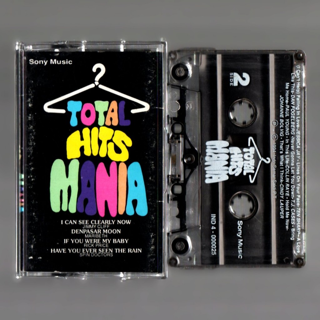 Kaset Pita Kompilasi Barat - Total Hits Mania // Jimmy Cliff // Maribeth // Rick Price // Spin Docto