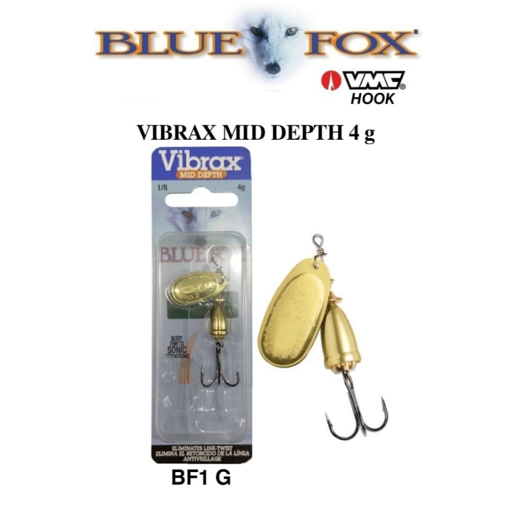 LURE / UMPAN BLUE FOX VIBRAX MID DEPTH 4gram