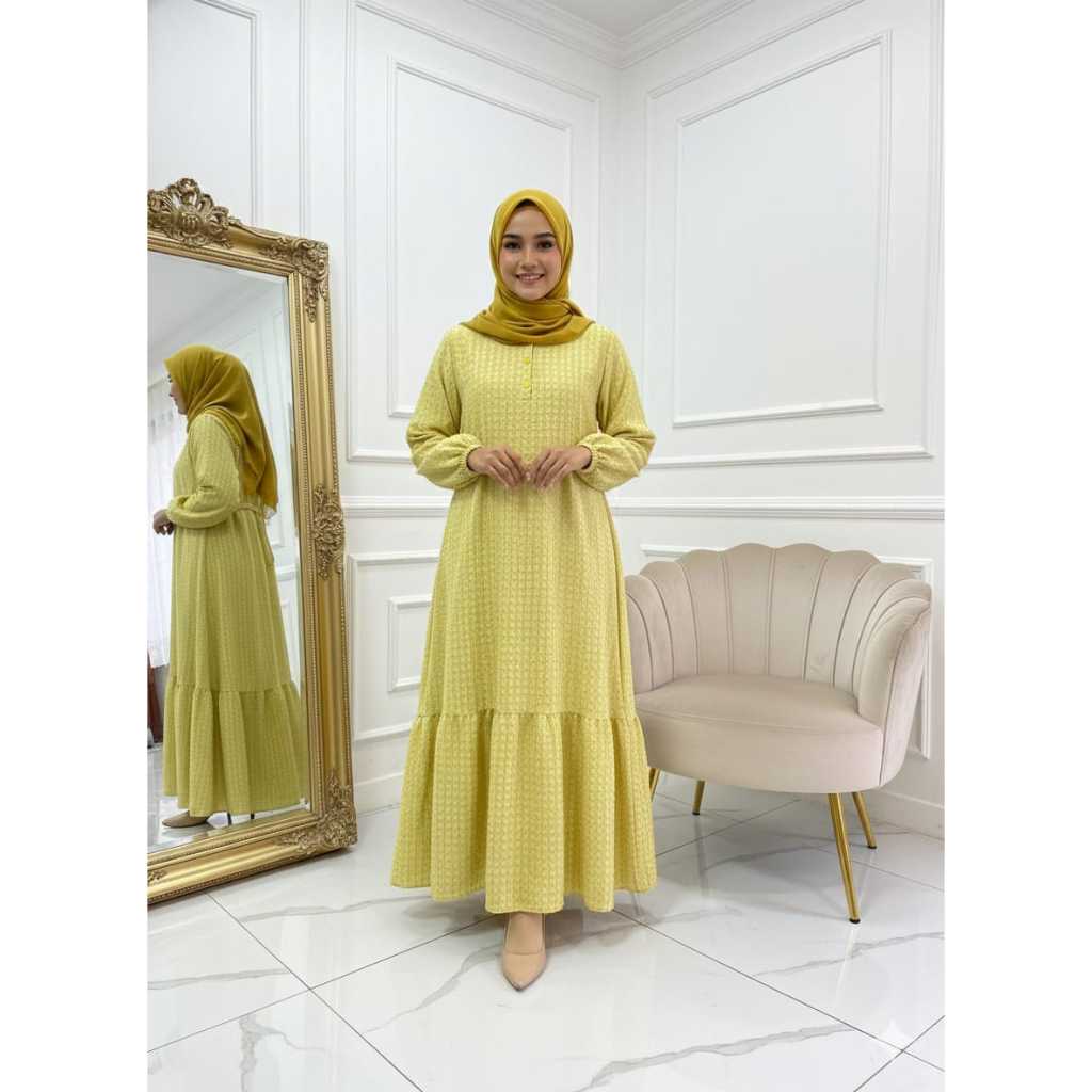 AikoGamis,Dress Fawziya Katun Jepang Rubi Couple