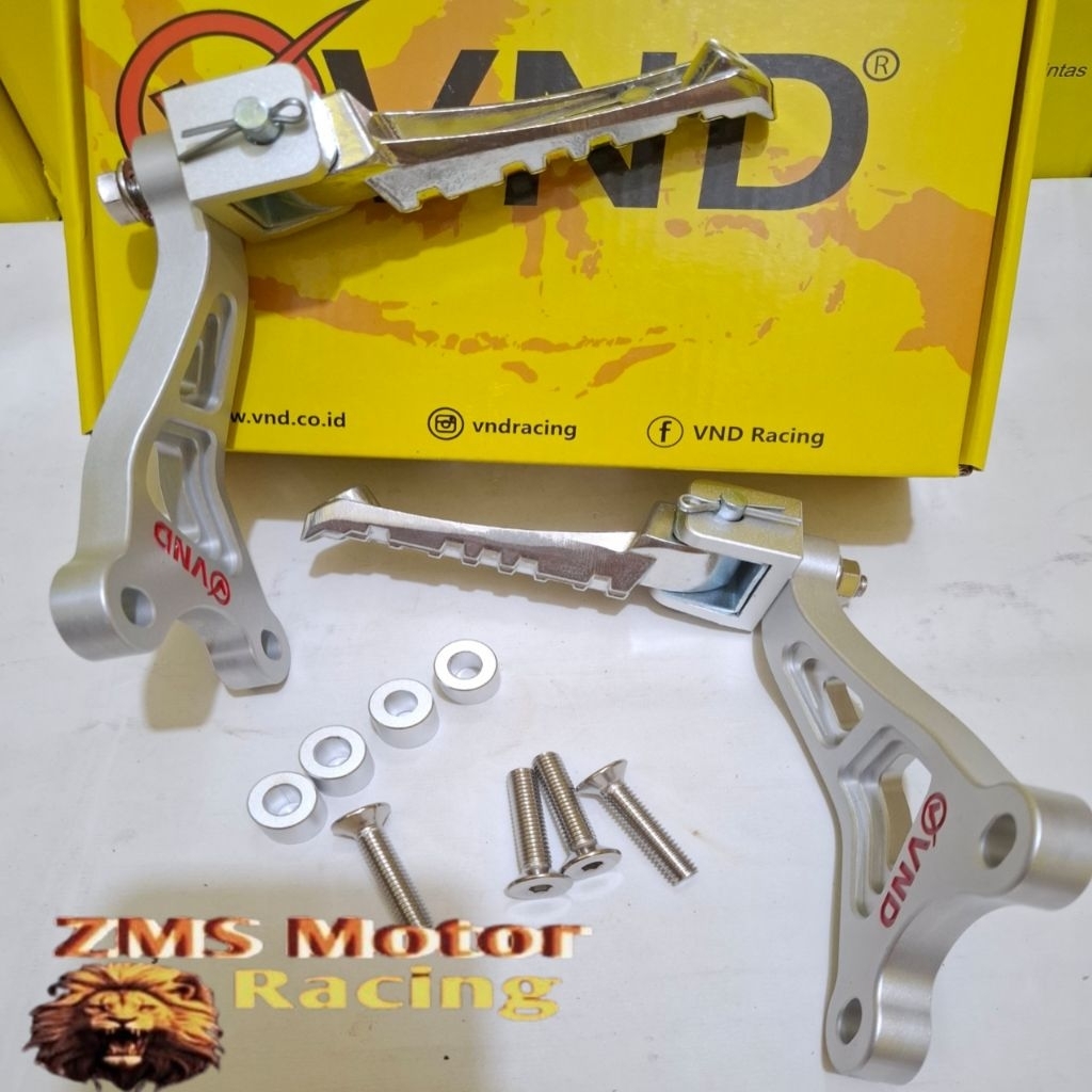 FOOTSTEP STEP BELAKANG NON JOMBLO VND NINJA 150 RR  STEP BELAKANG VND NINJA 150 RR