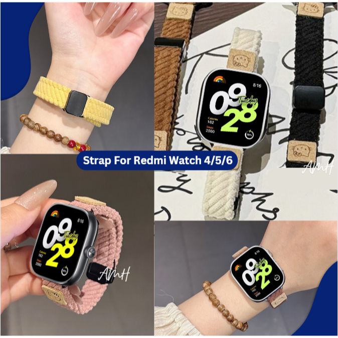 Corduroy Strap for Redmi Watch 4 Redmi Watch 5 Redmi Watch  6 Xiaomi Band 8 Pro Xiaomi Band 9 Pro