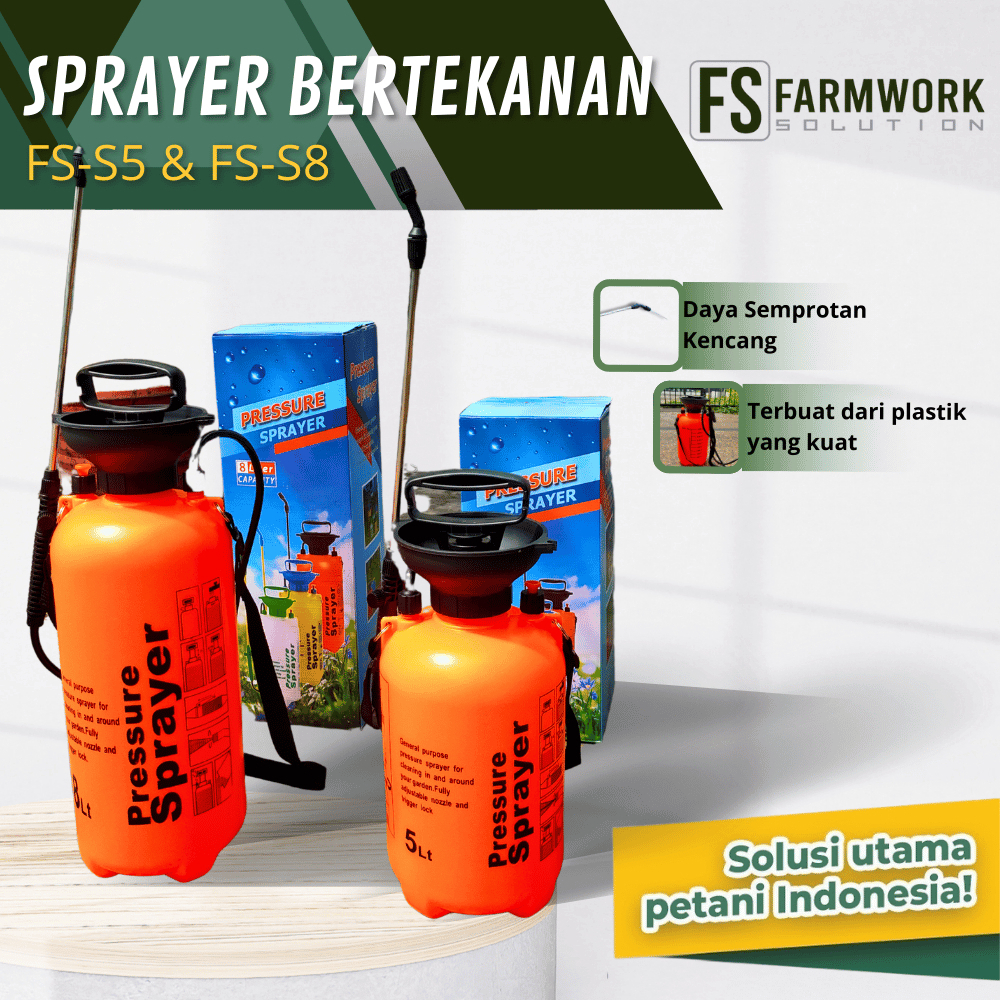 Semprotan Tanaman 8 Liter Alat Semprot Sprayer Manual Kebun Bunga Taman TERLARIS