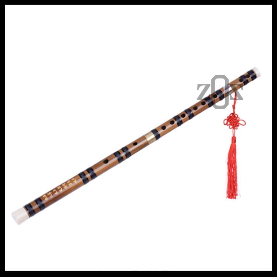 Seruling Suling Flute Bamboo Bambu Dizi Tradisional China Set