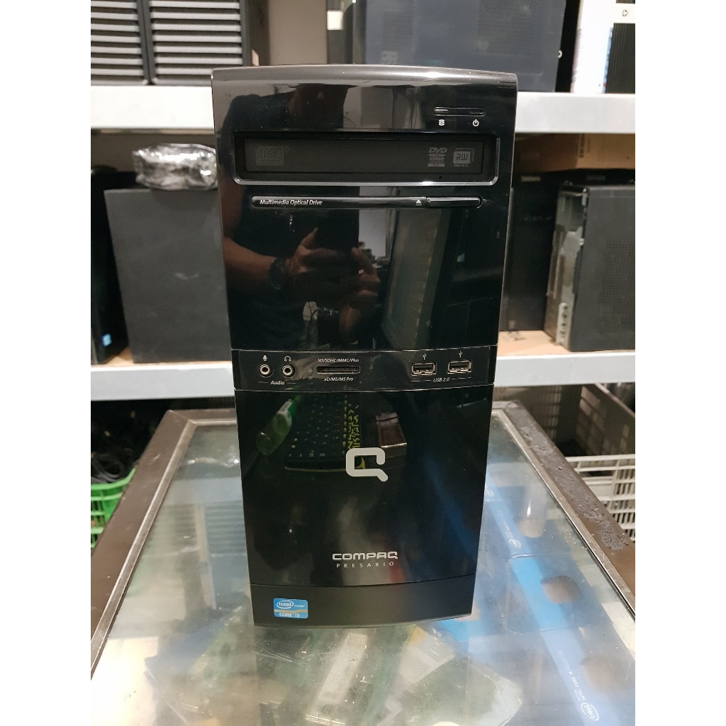 cpu compaq core i3 2100 ram 8gb ssd 120gb, pc builtup compaq