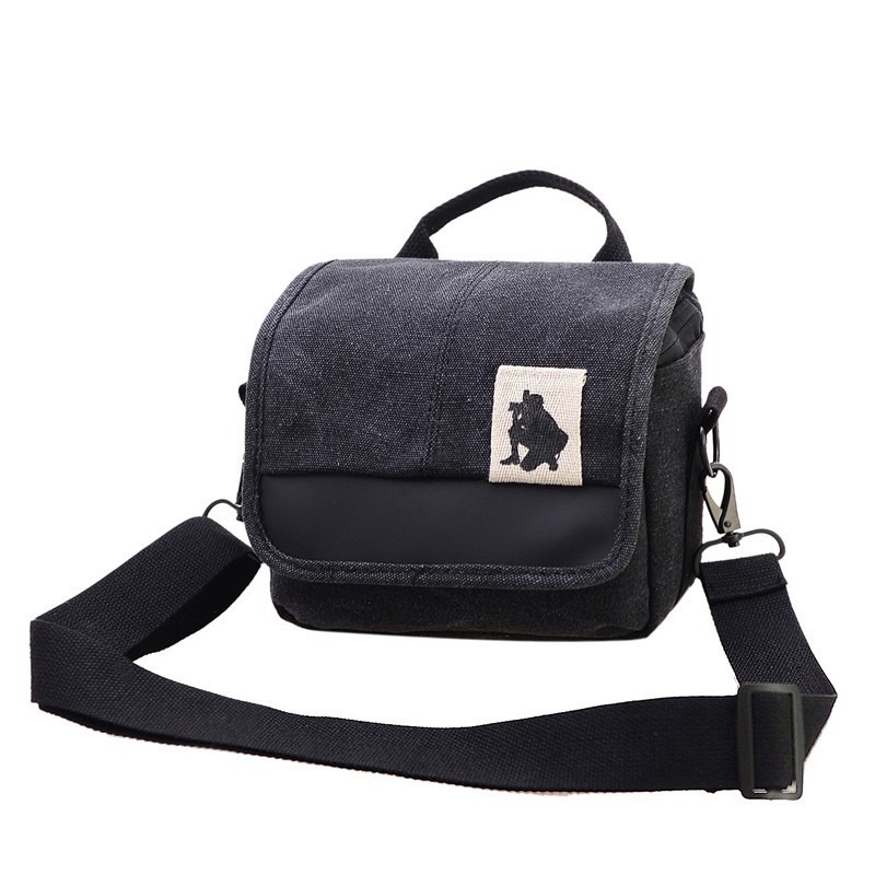 Tas Kamera Kanvas Anti Air untuk ZVE10 Canon M50 Mirrorless DV Camcorder Kamera Digital