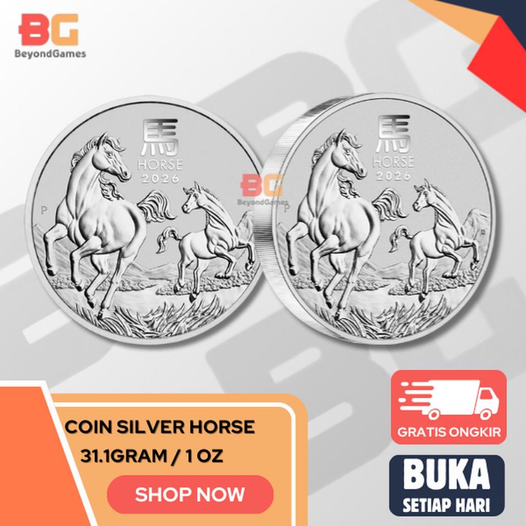 COIN SILVER HORSE AUSTRALIA 1oz | KOIN SILVER KUDA 1oz (31.1gram) - ORIGINAL - 2026