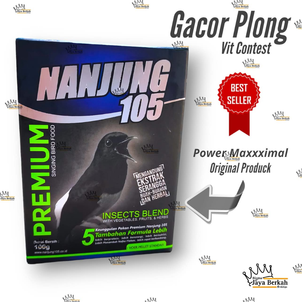 NANJUNG 105 KICAU PREMIUM EBOD JAYA NANJUNG 105