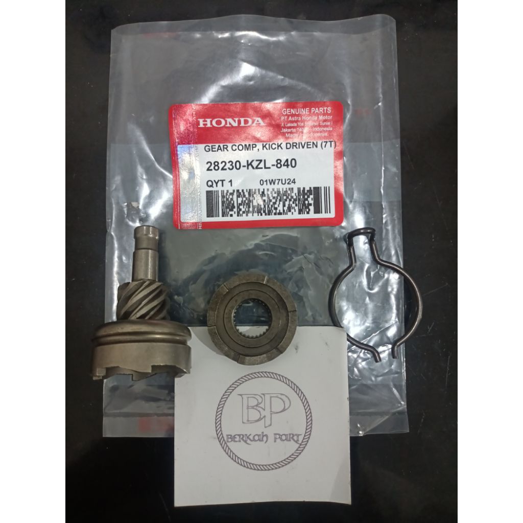 Pinion kick Pinion selah beat fi 28230KZL-840 ukuran gigi 19mm