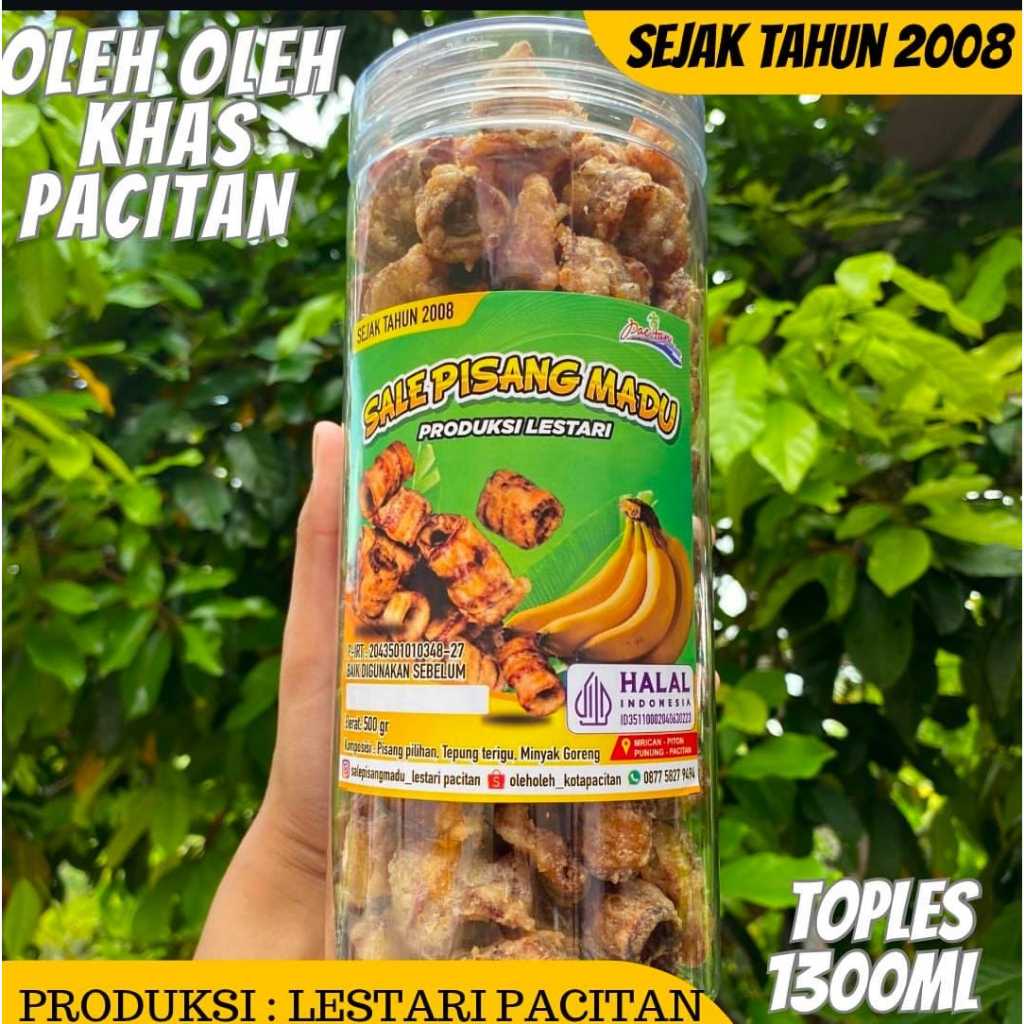 Sale Pisang Madu Lestari Pacitan | Kemasan Toples | Oleh Oleh Khas Pacitan