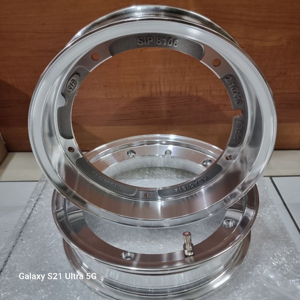 velg vespa ring 10 tubles model replika SIP