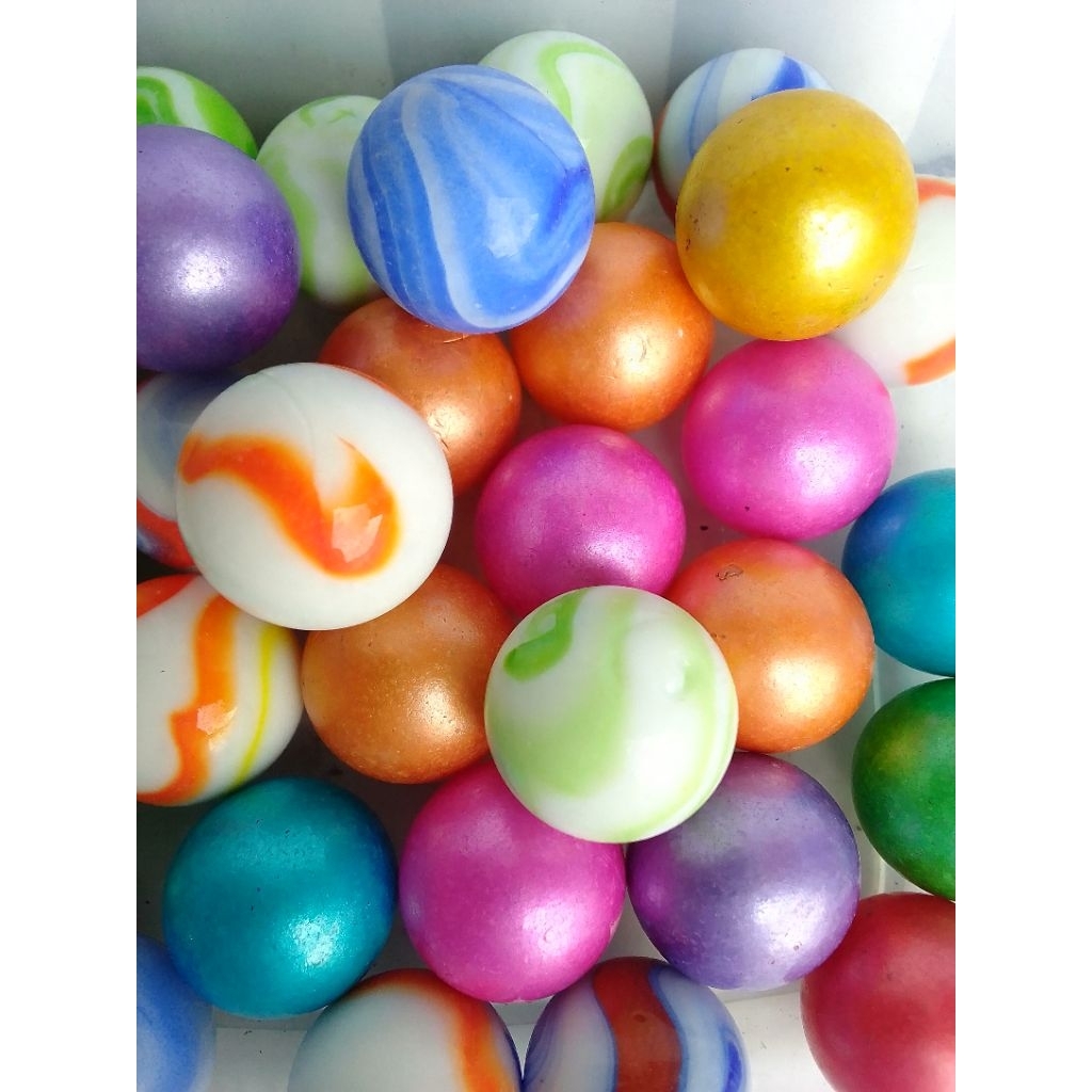 50 Biji Kelereng Campuran Lolipop Dan Candy ( 25 Motif Candy 25 Motif Lolipop )