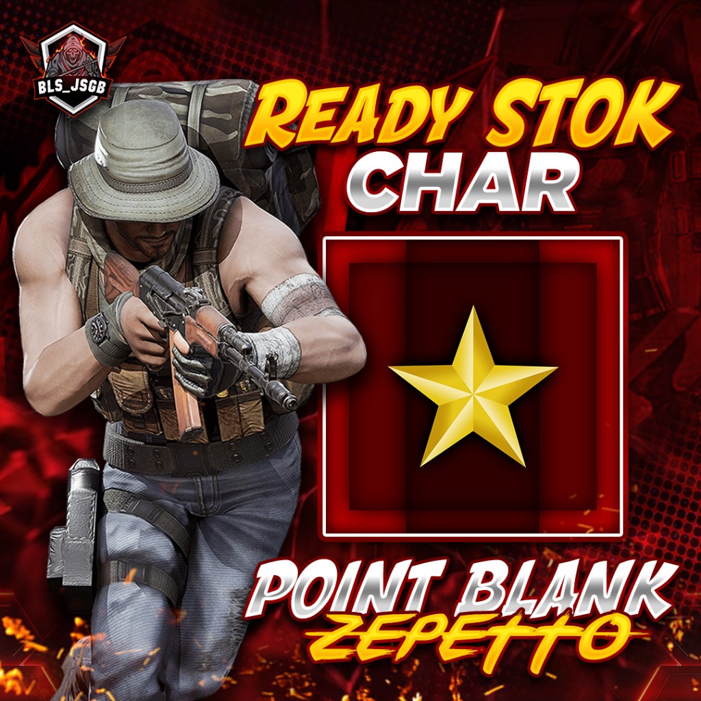 CHAR POINT BLANK ZEPETTO BINTANG 1 SUPER SULTAN QC 140HARI / GAME PC