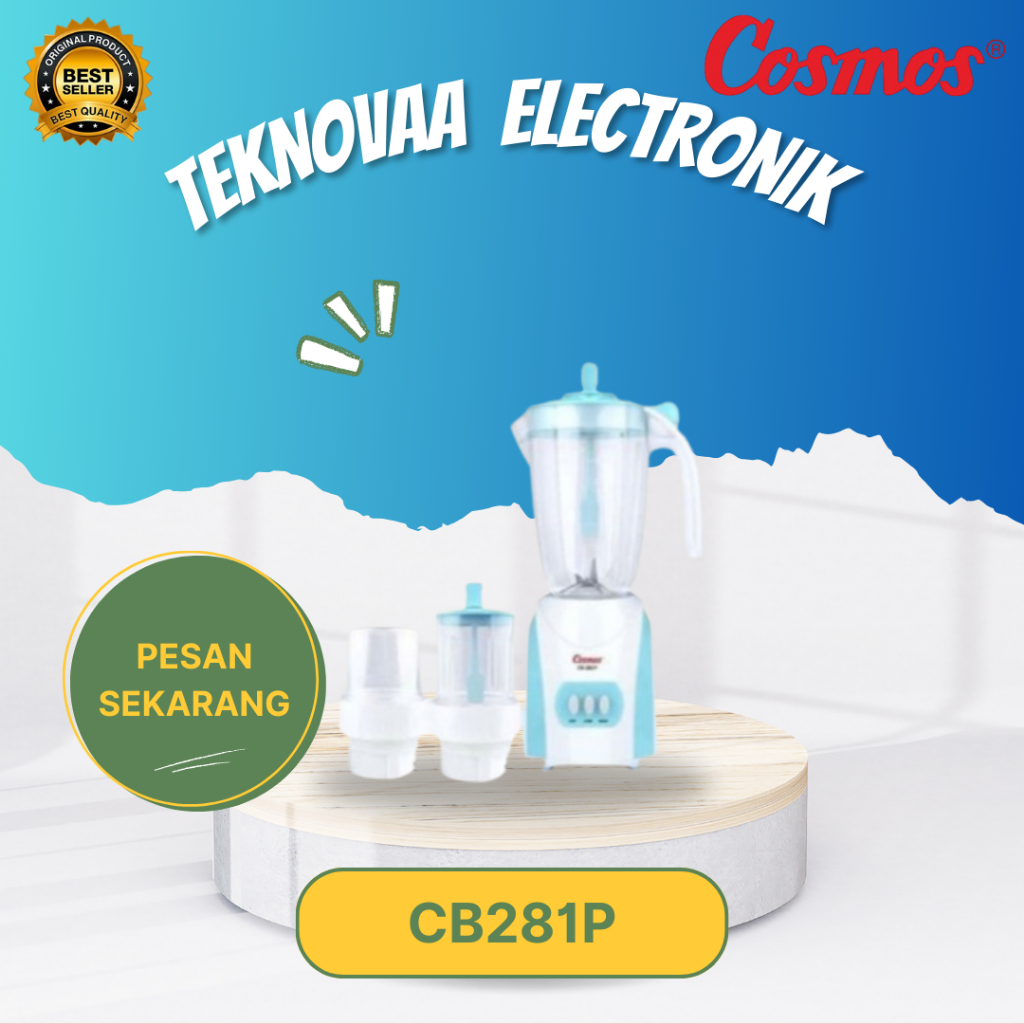 COSMOS BLENDER 2IN1 CB 281P BLENDER 2L/CB281P/CB281 P/CB 281P/CB 281 P/ORIGINAL COSMOS/GARANSI RESMI