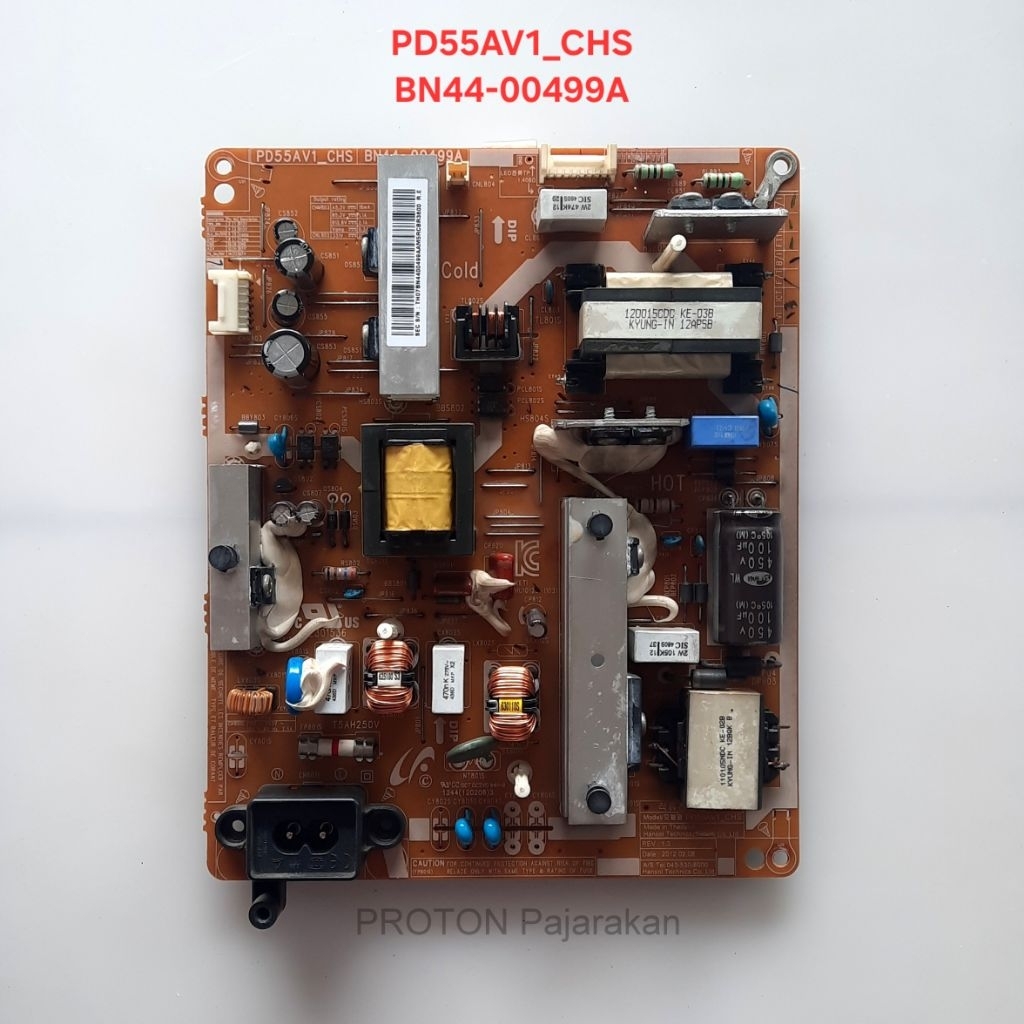 PSU LED TV Samsung UA55EH6000 UA55EH6000M UA55EH6000R Mesin Power Supply PD55AV1 CHS BN44-00499A Reg