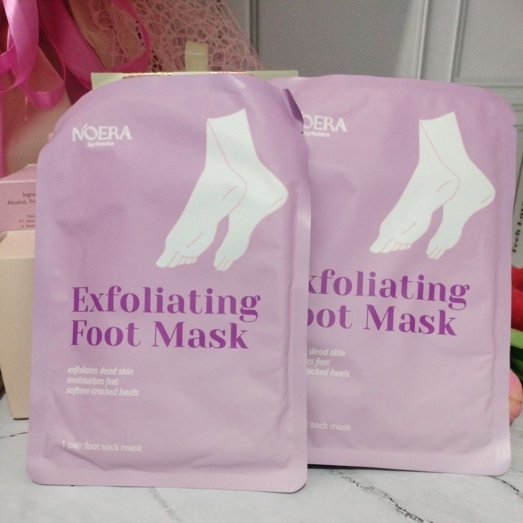noera exfoliating foot mask