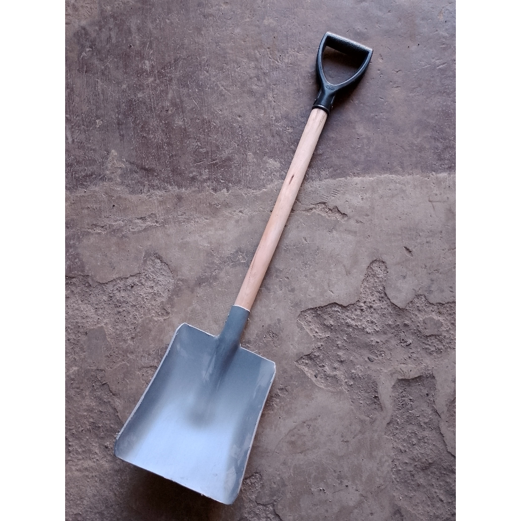 SEKROP PVC GAGANG KAYU TEBAL - SEKOP PASIR PVC TRILLIUN