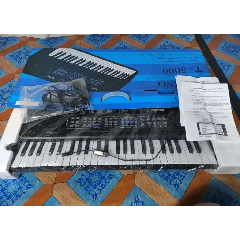 keyboard oprek techno t5000