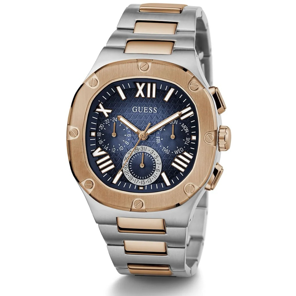 Guess Headline GW0572G4 Blue Dial Dual Tone Stainless Steel Strap