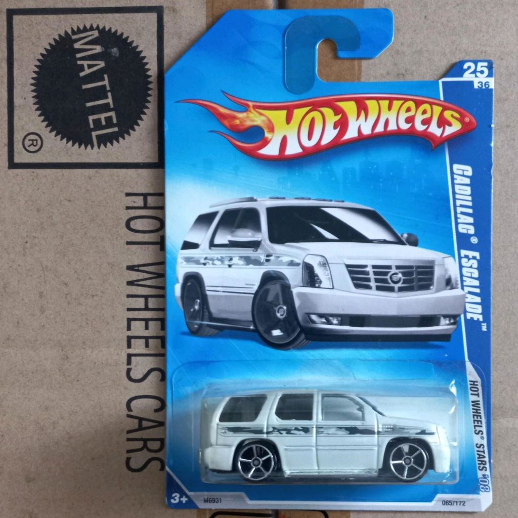 Hot Wheels 2008 Cadillac Escalade putih