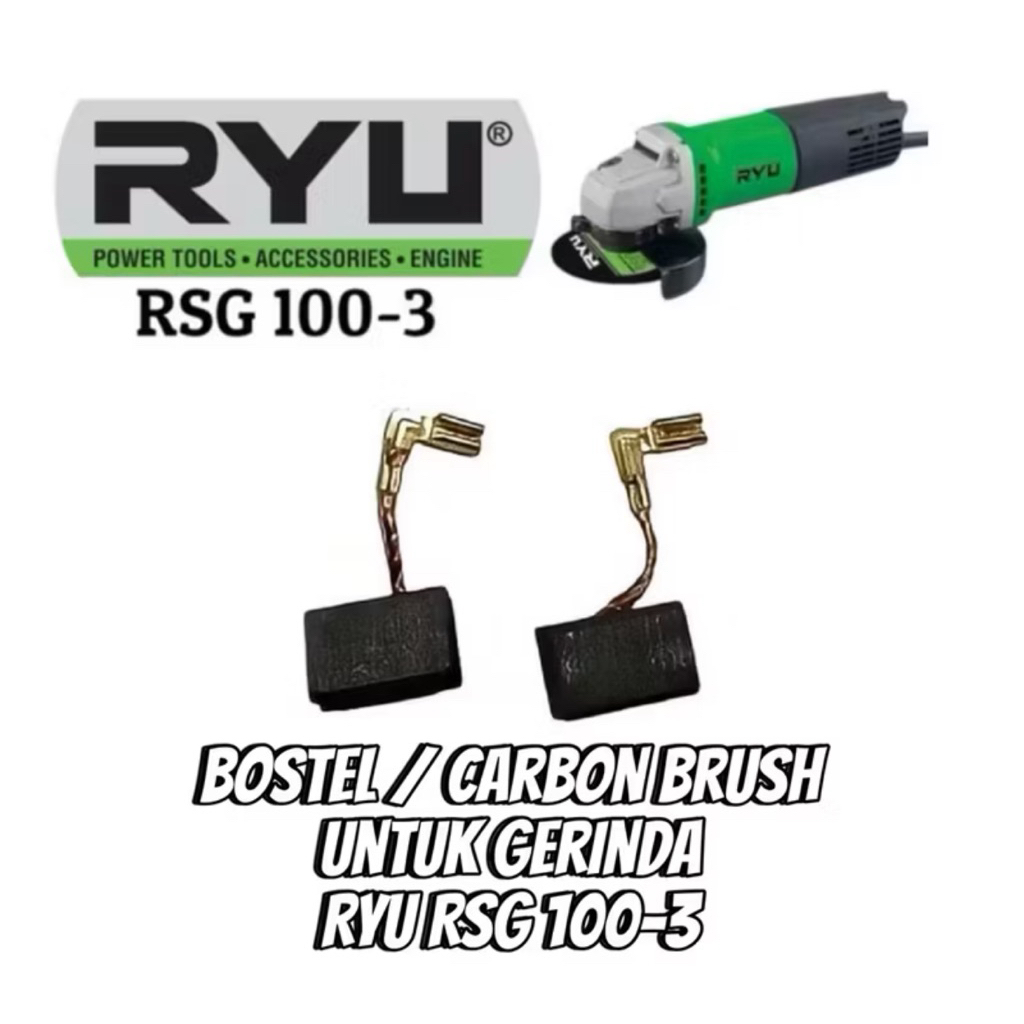 PROMO  Bostel gerinda ryu rsg 100-3 carbon brush cb grenda ryu rsg areng kull grenda ryu