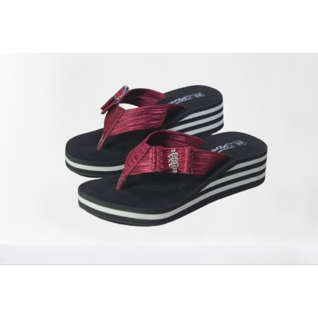 sandal wedges spon wanita sandal spon wanita 2026