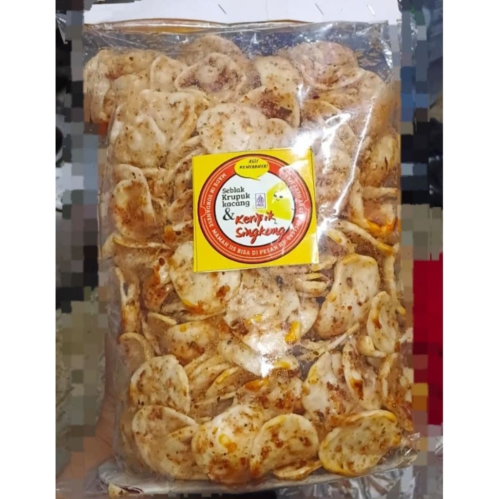 sebring / seblak kering / seblak kerupuk / seblak kerupuk bumbu kacang
