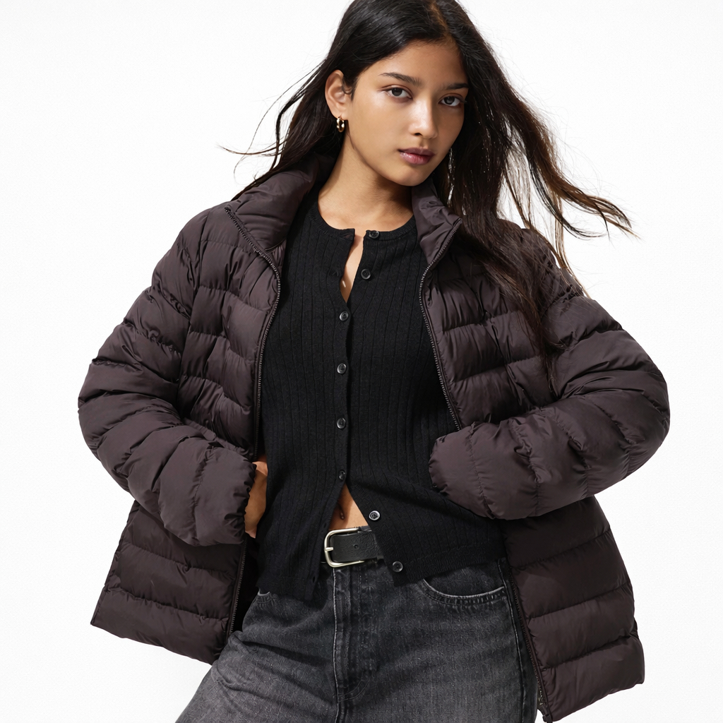 [RENT/SEWA] UNIQLO PUFFERTECH Jacket – Dark Brown Size L