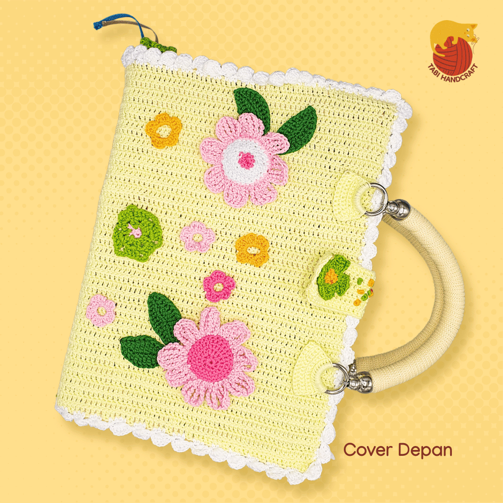 Cover Buku Crochet | Crochet Book Cover | Cover Alquran | Crochet Custom