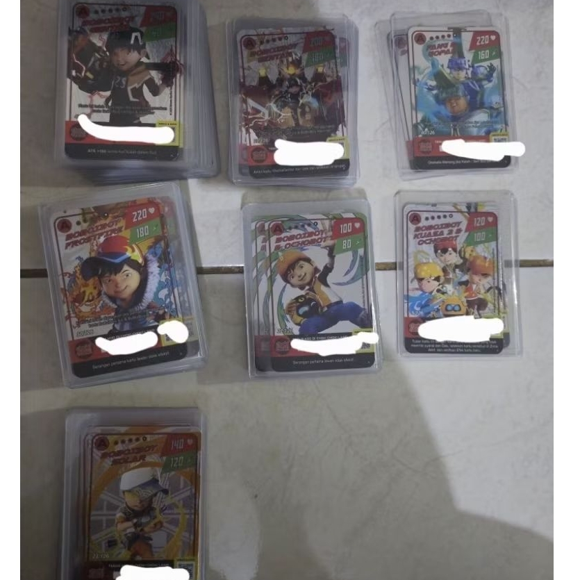 HOLOGRAM Monsta Galaxy Card Choki Choki Boboiboy