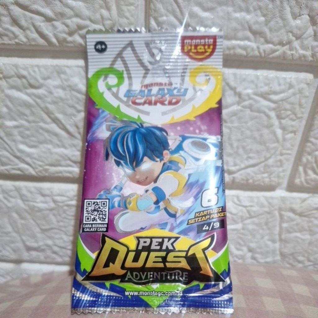 Kartu Galaxy Pek Quest Boboiboy Beliung NEW