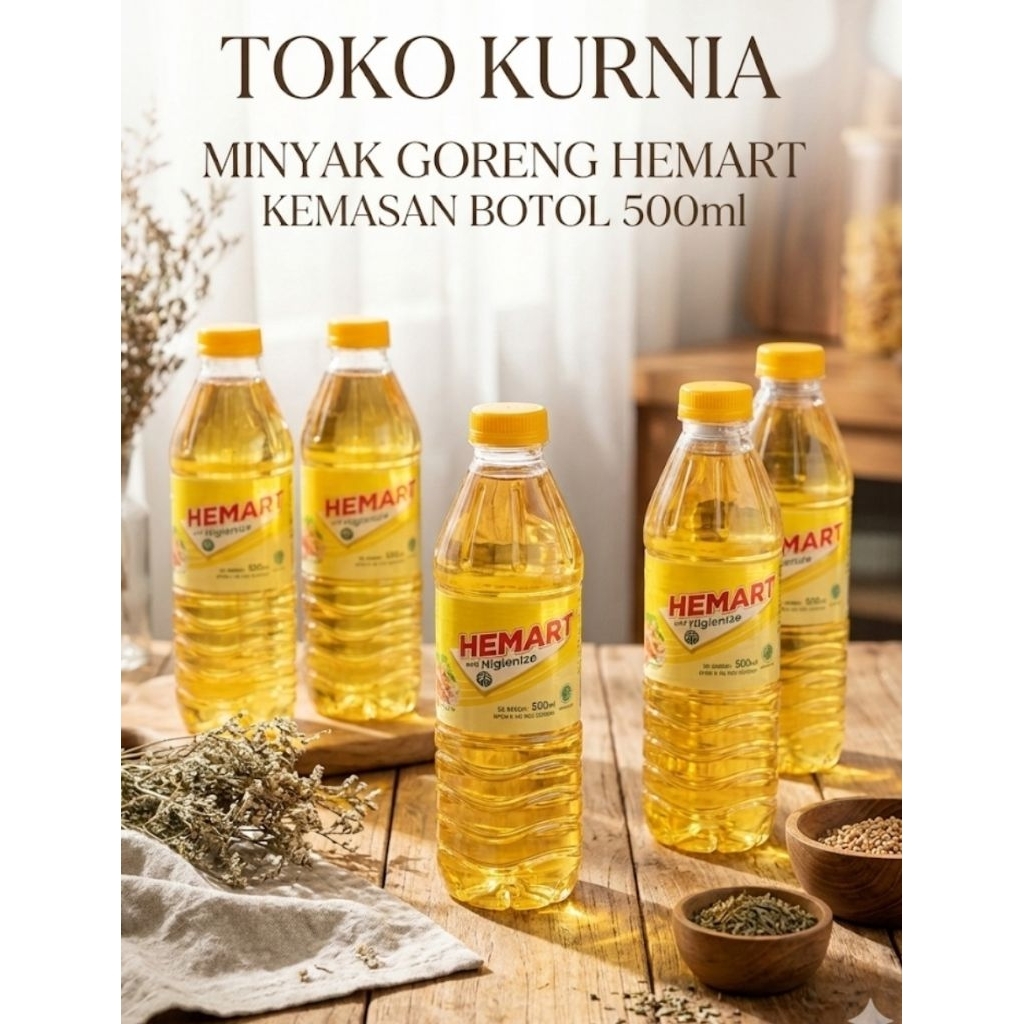MINYAK HEMART PER BOTOL 500ml