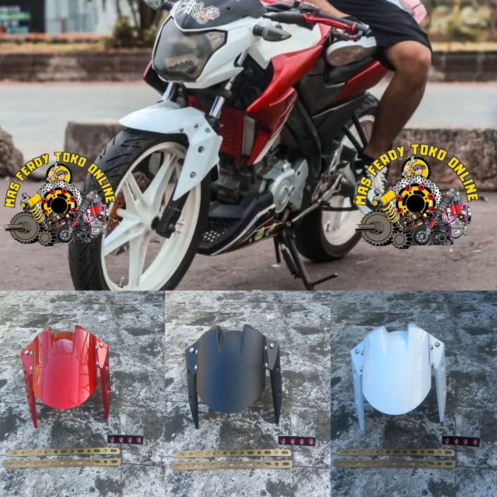 spakbor depan ninja 250 fi universal untuk motor vixion new spakbor depan model variasi yamaha vixio