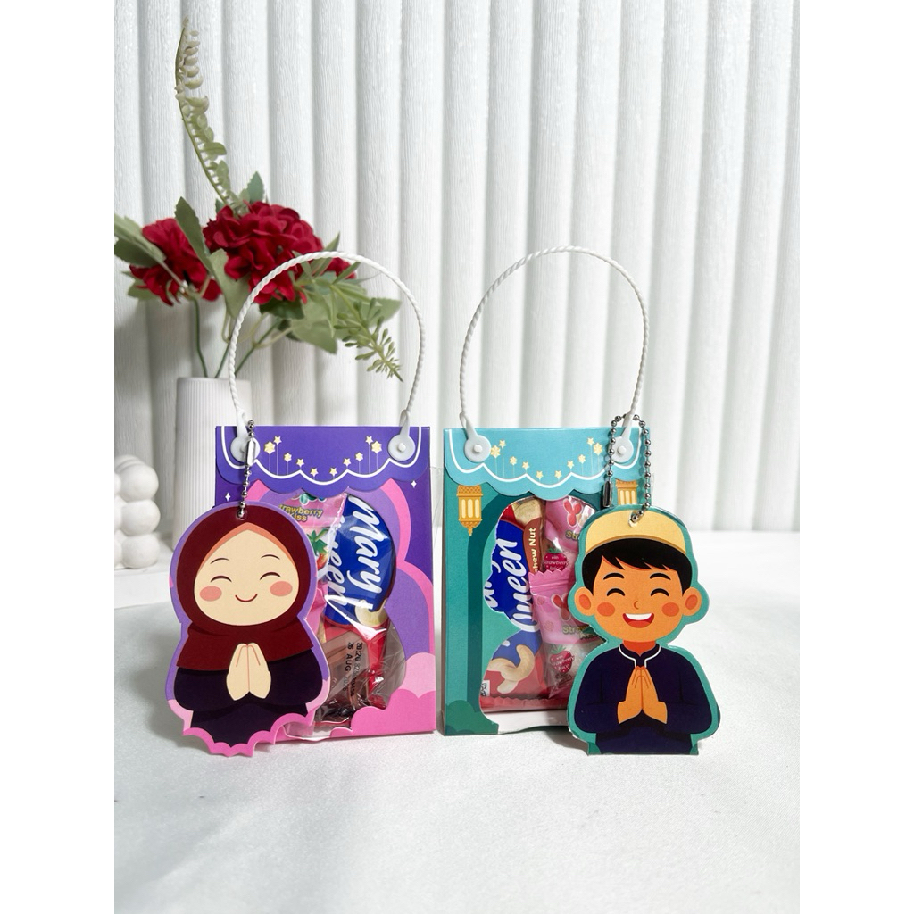 Amplop Lebaran Anak Bentuk Tas Hampers Isi 50pcs – Grosir