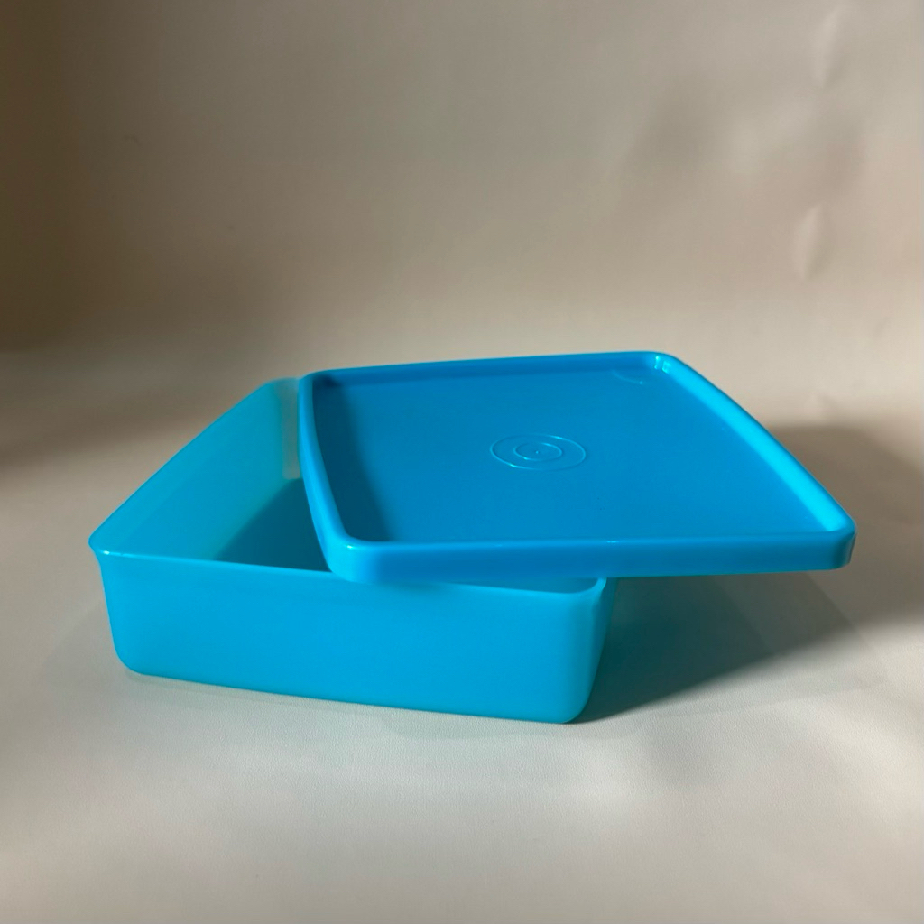 Tupperware Medium Kotak Makan Tanpa Sekat Square Away 360 ml – PROMO Cuci Gudang