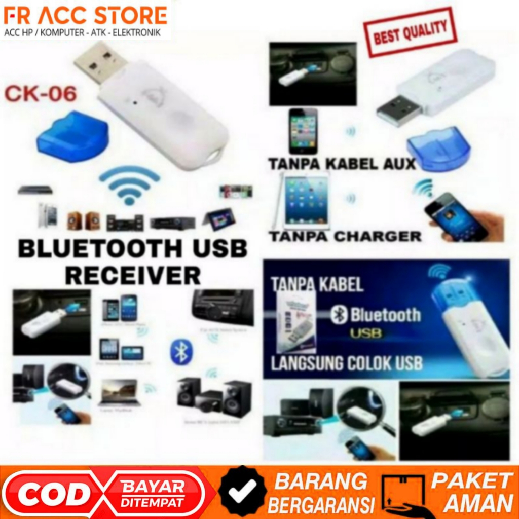 Bluetooth USB Receiver audio CK-06 / CK06 Bluetooth USB plug and play