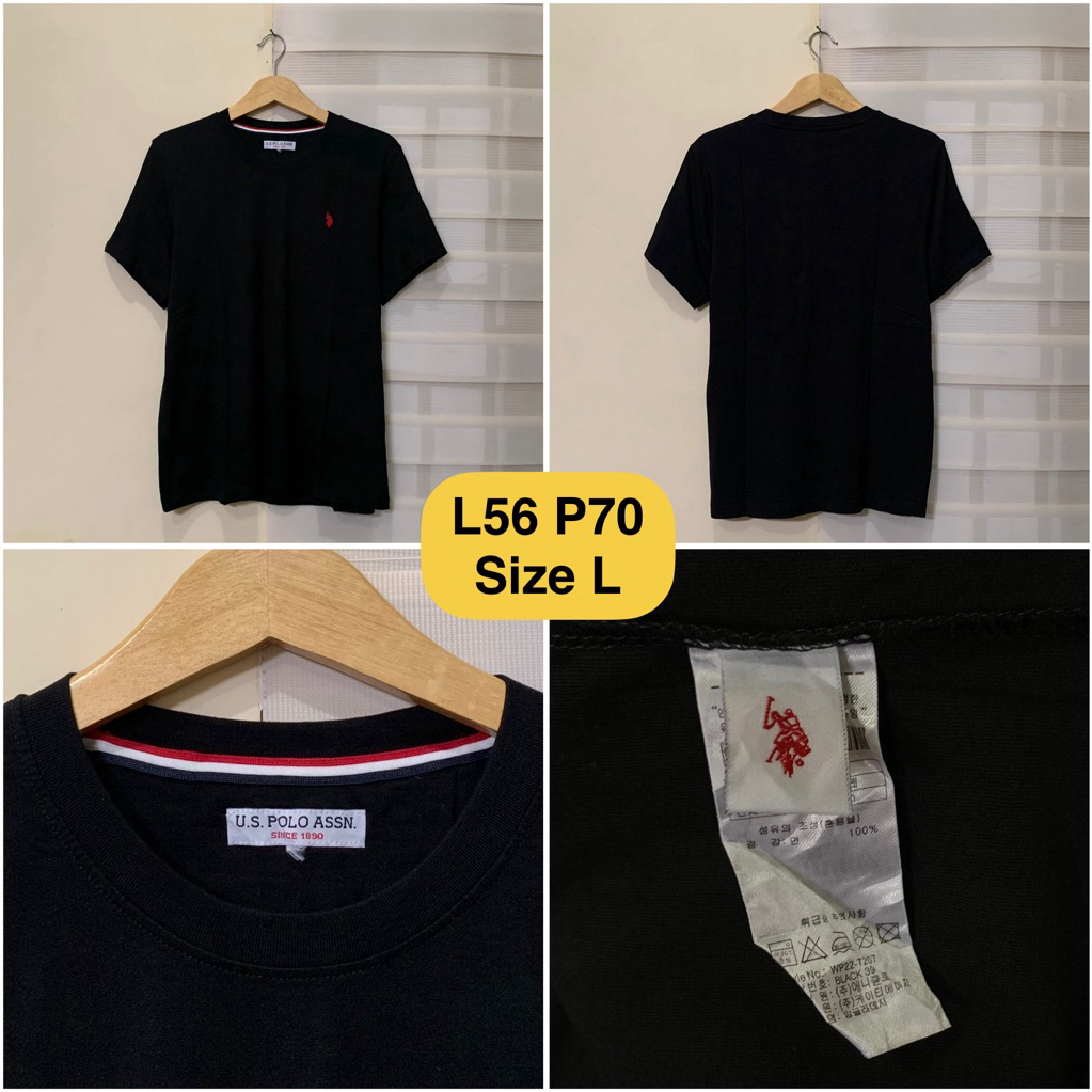 Kaos USPA US Polo Assn Hitam Original