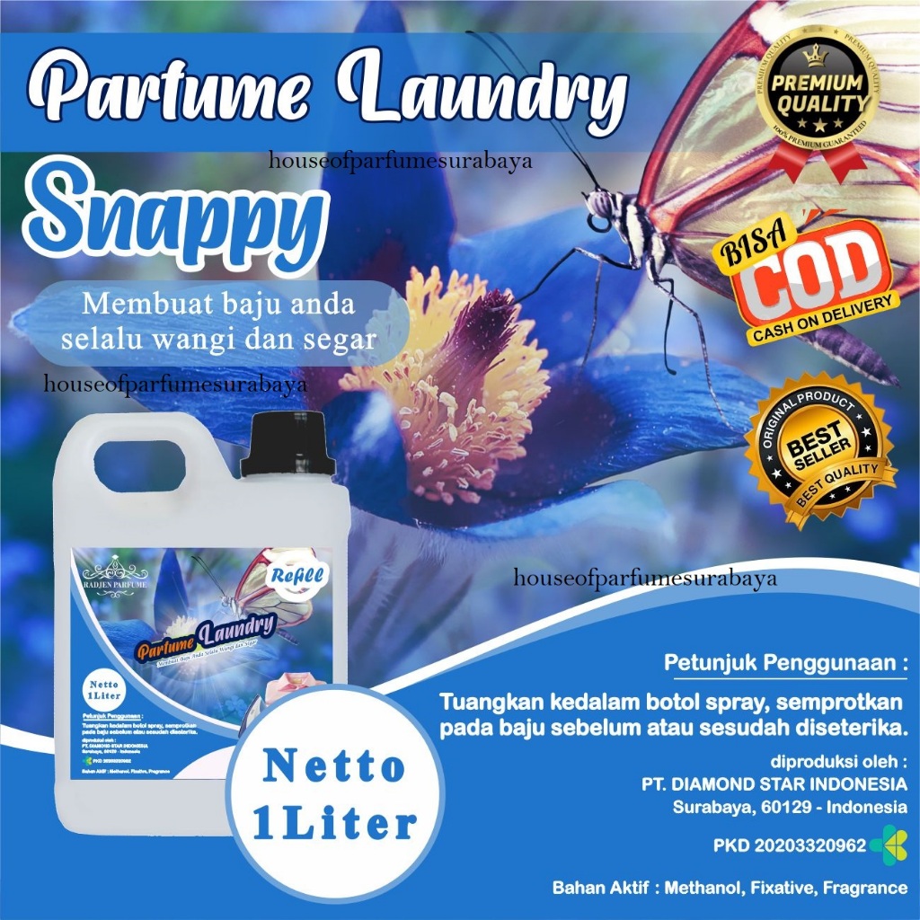 TOP BEST SELLER Parfum Laundry Kemasan 1 Liter, Pengharum Pakaian 1 | Parfum Isi Ulang Laundry Profe