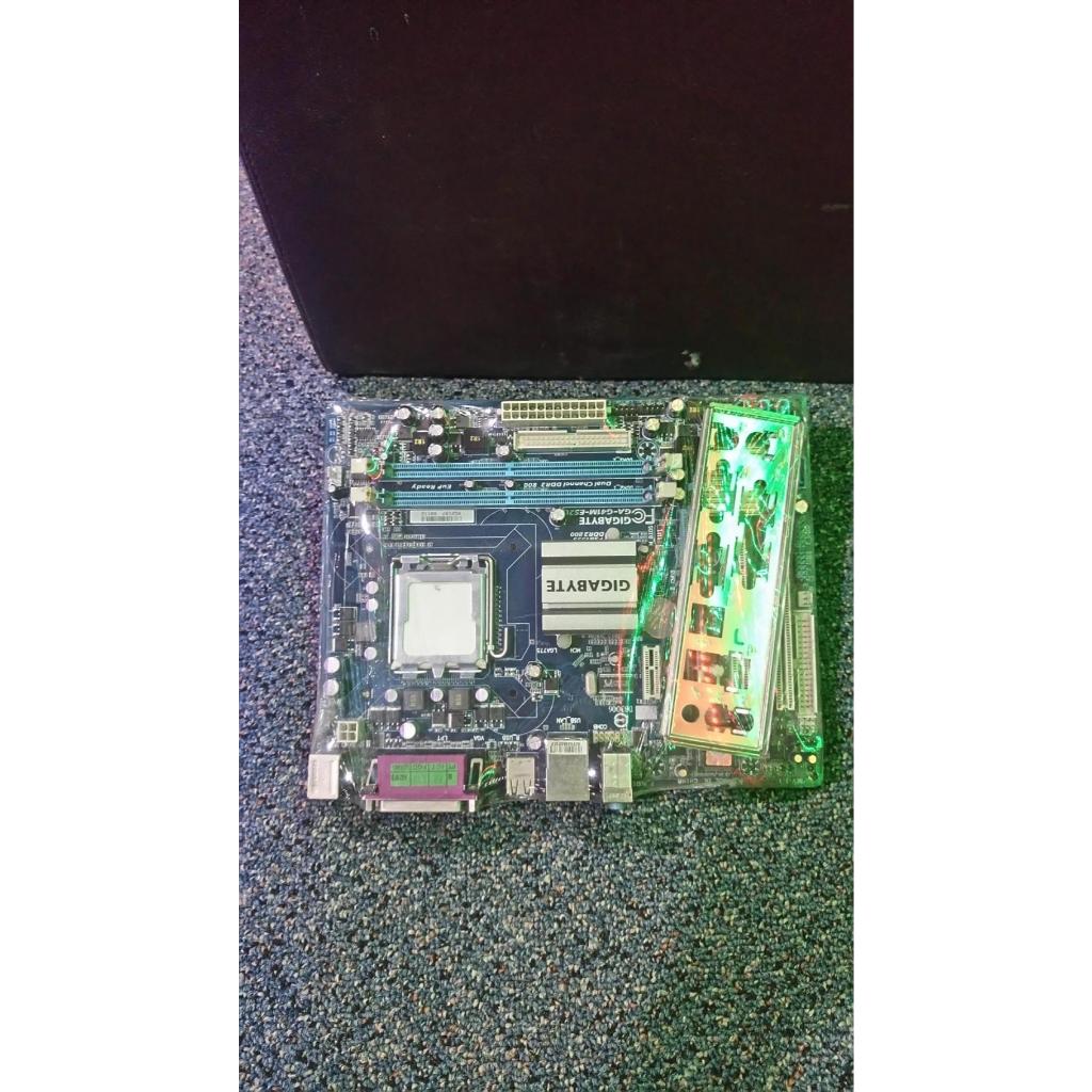 Motherboard DDR3 G41 LGA 775 Merk Random + Processor CORE2DUO+Fan Processor