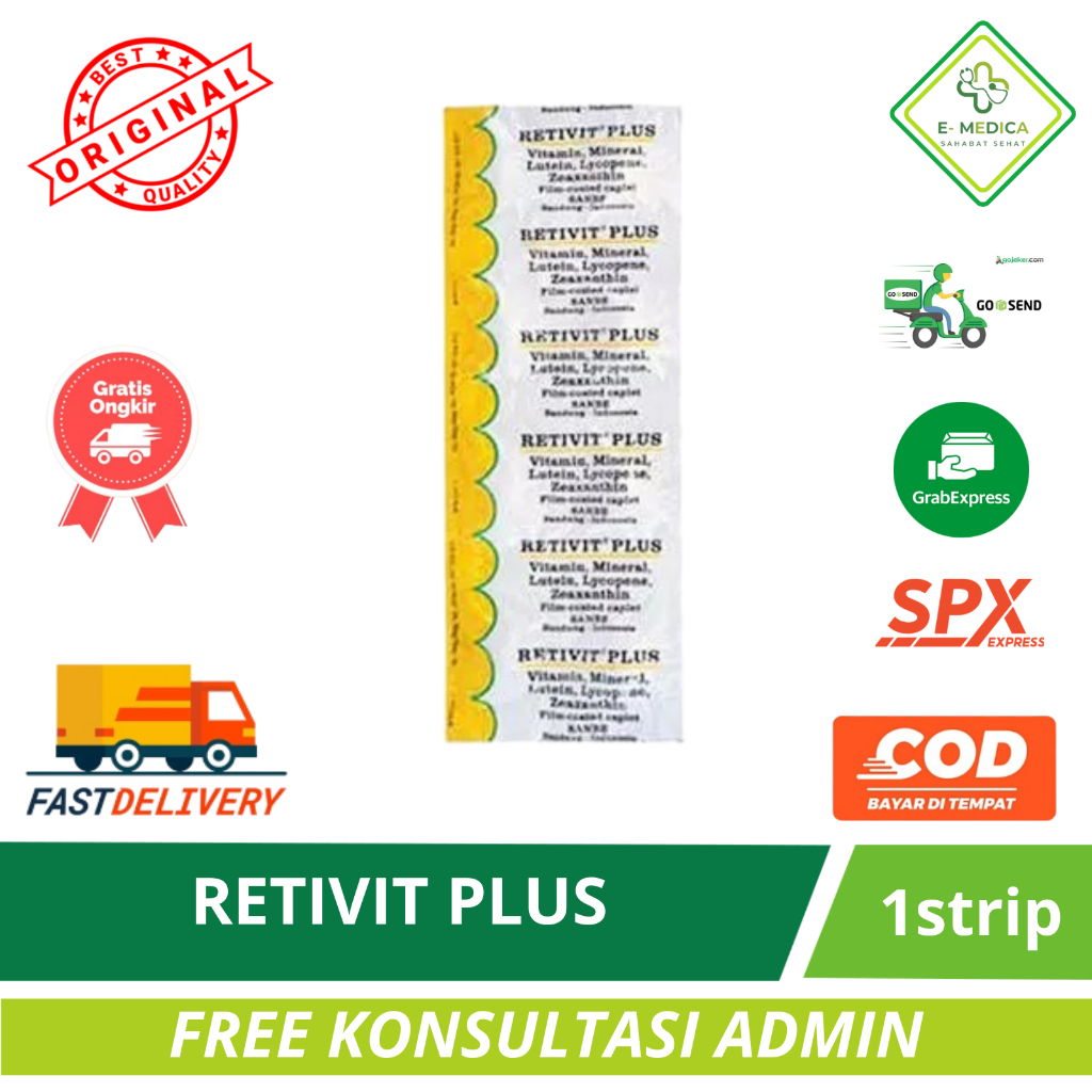RETIVIT PLUS 1 KAPLET VITAMIN 10 strip