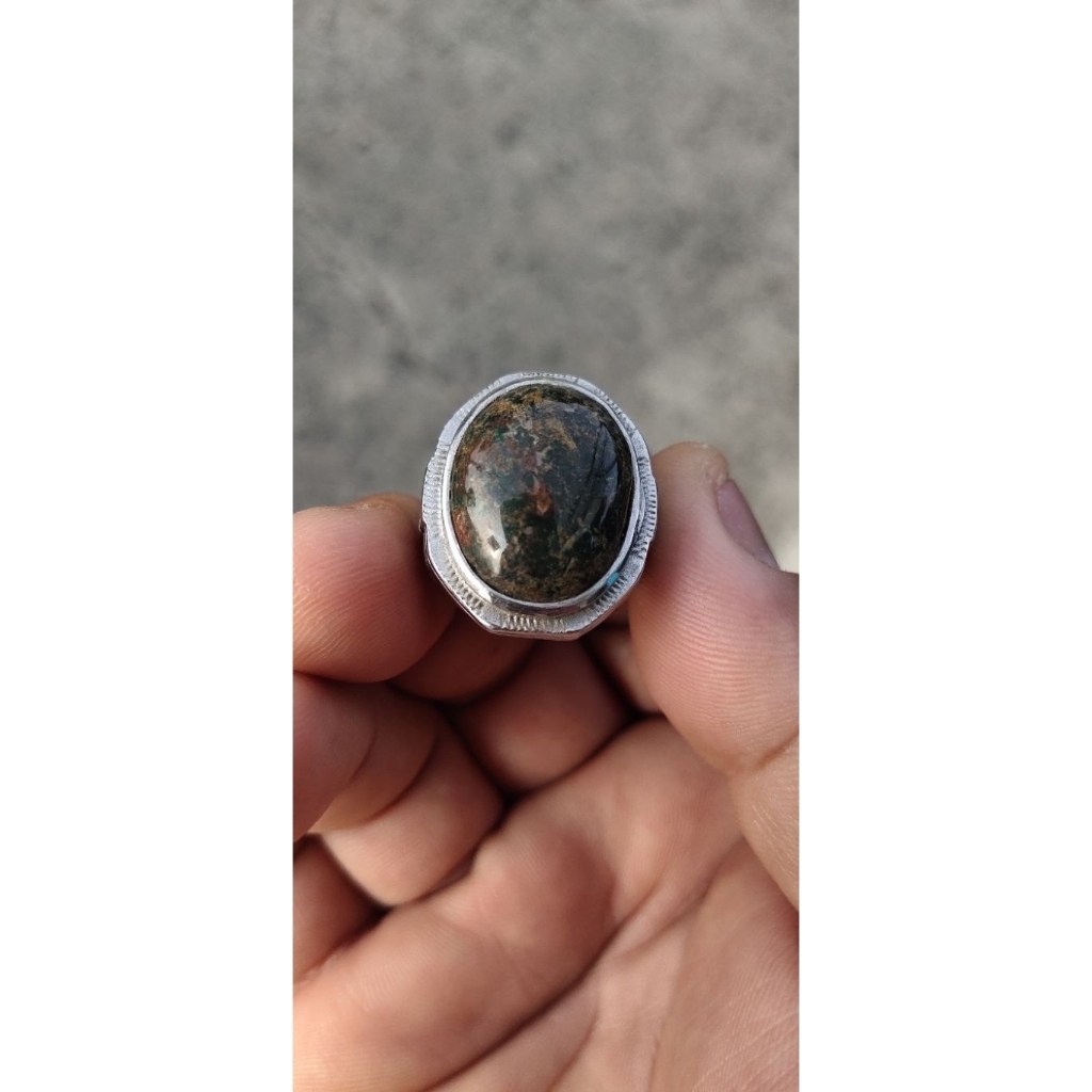 (WAJIB Transaksi Offline) Loostun Batu Pirus Persia ABDUL ROZAK Super Lawas Ijo Kedondong