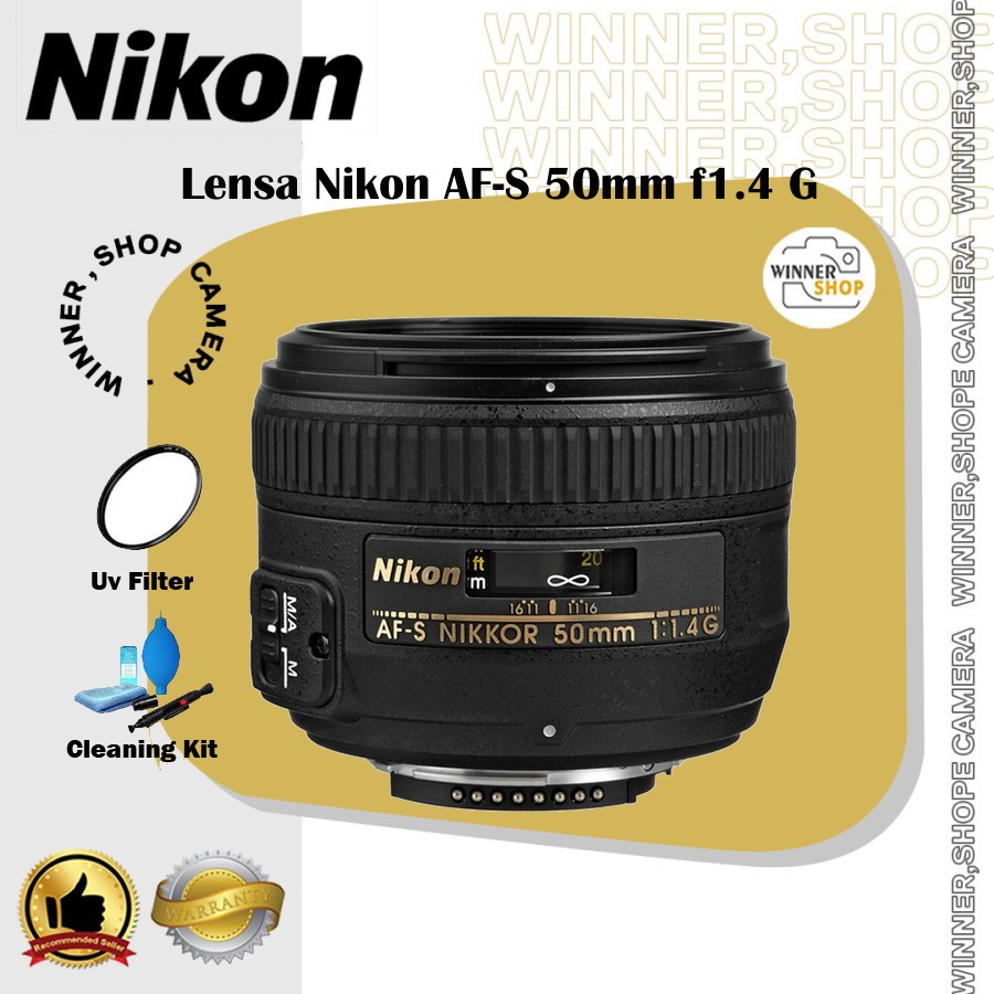Lensa Nikon AF-S 50mm f1.4 G Lensa Nikon AF-S NIKKOR 50mm f/1.4G