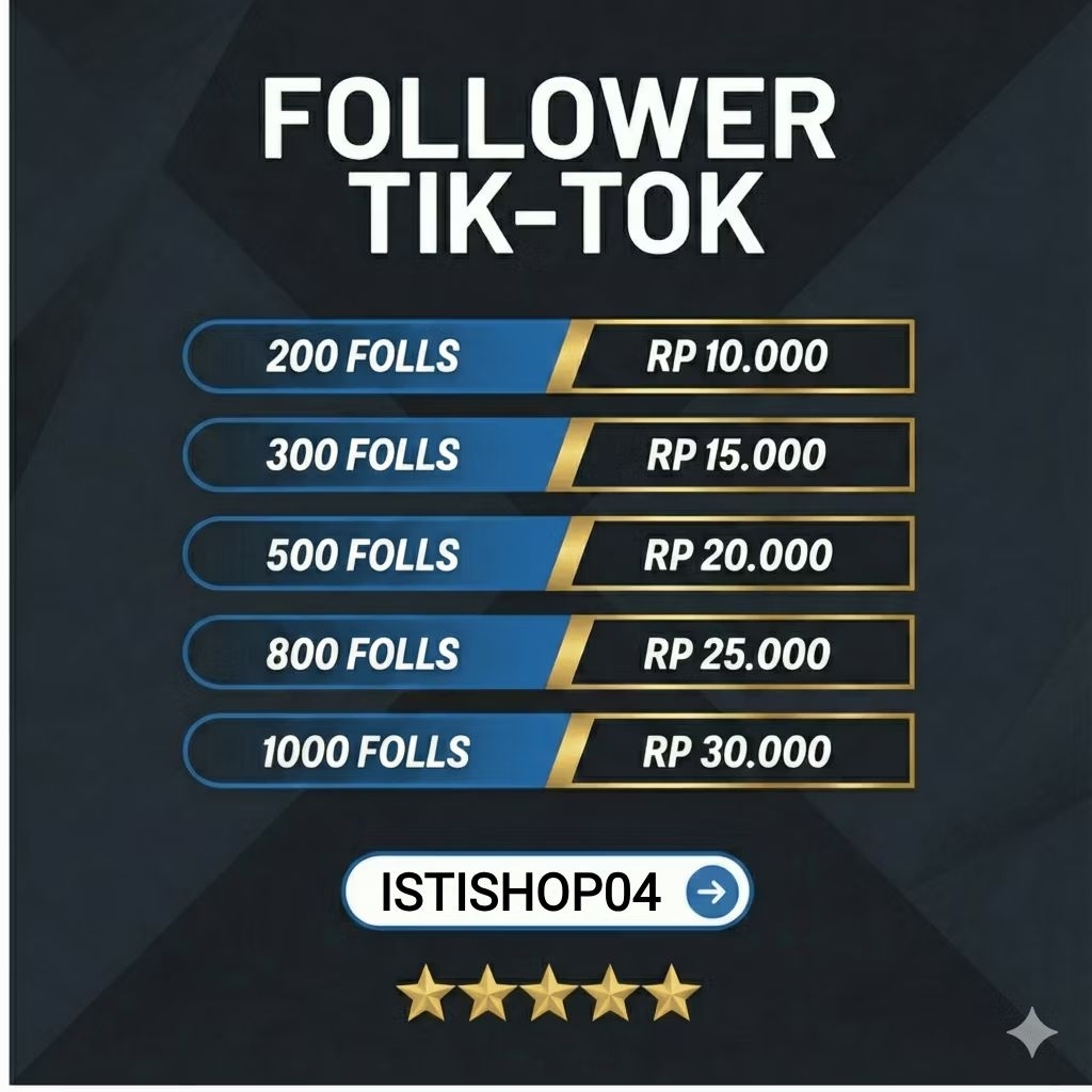 Followers Tiktok Termurah
