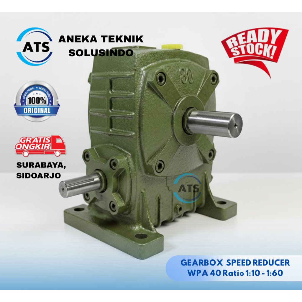 TERRAGEAR WPA 40 Ratio 10 – 60/Gearbox/ Speed Reducer WPA/WPA 40