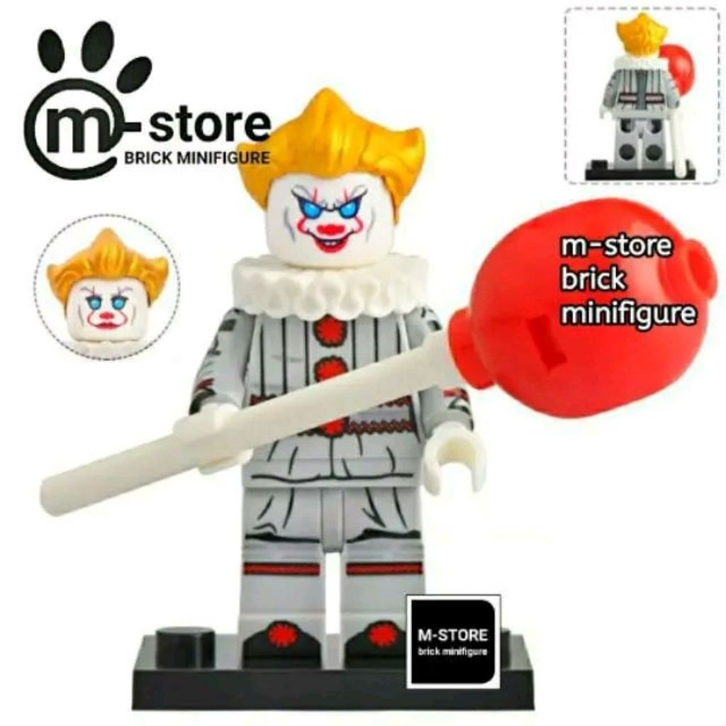 mainan edukatif kreatif karakter it movie pennywise