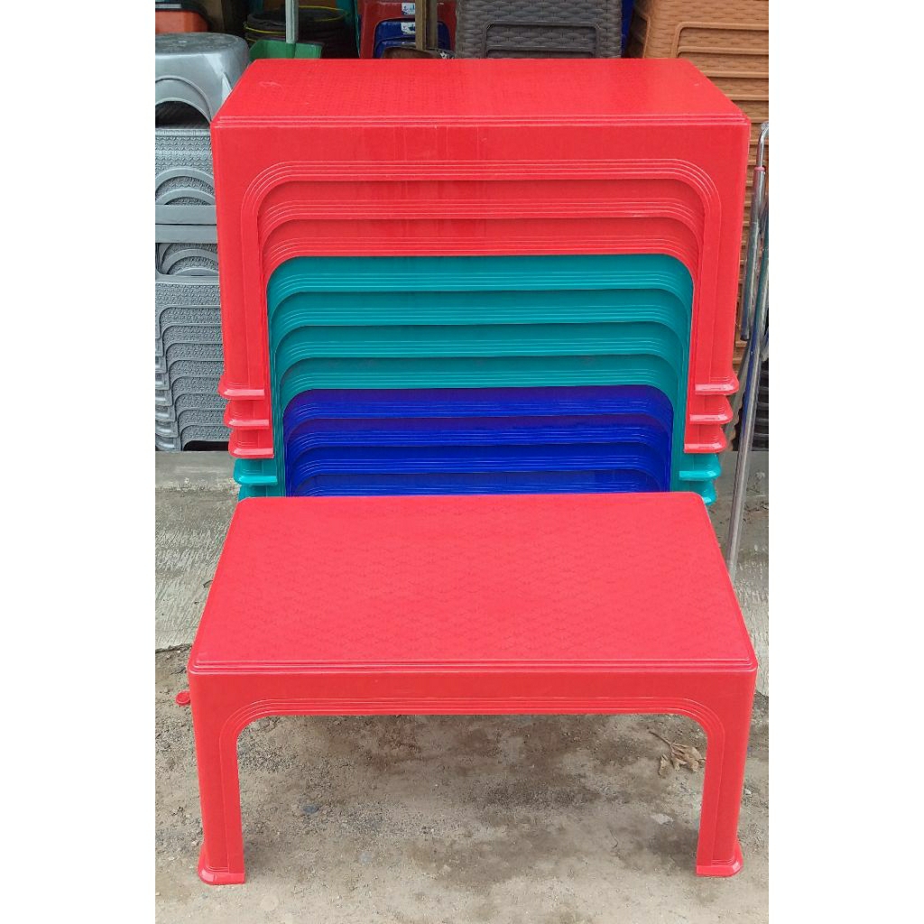 meja plastik meja panjang teras/meja plastik persegi panjang