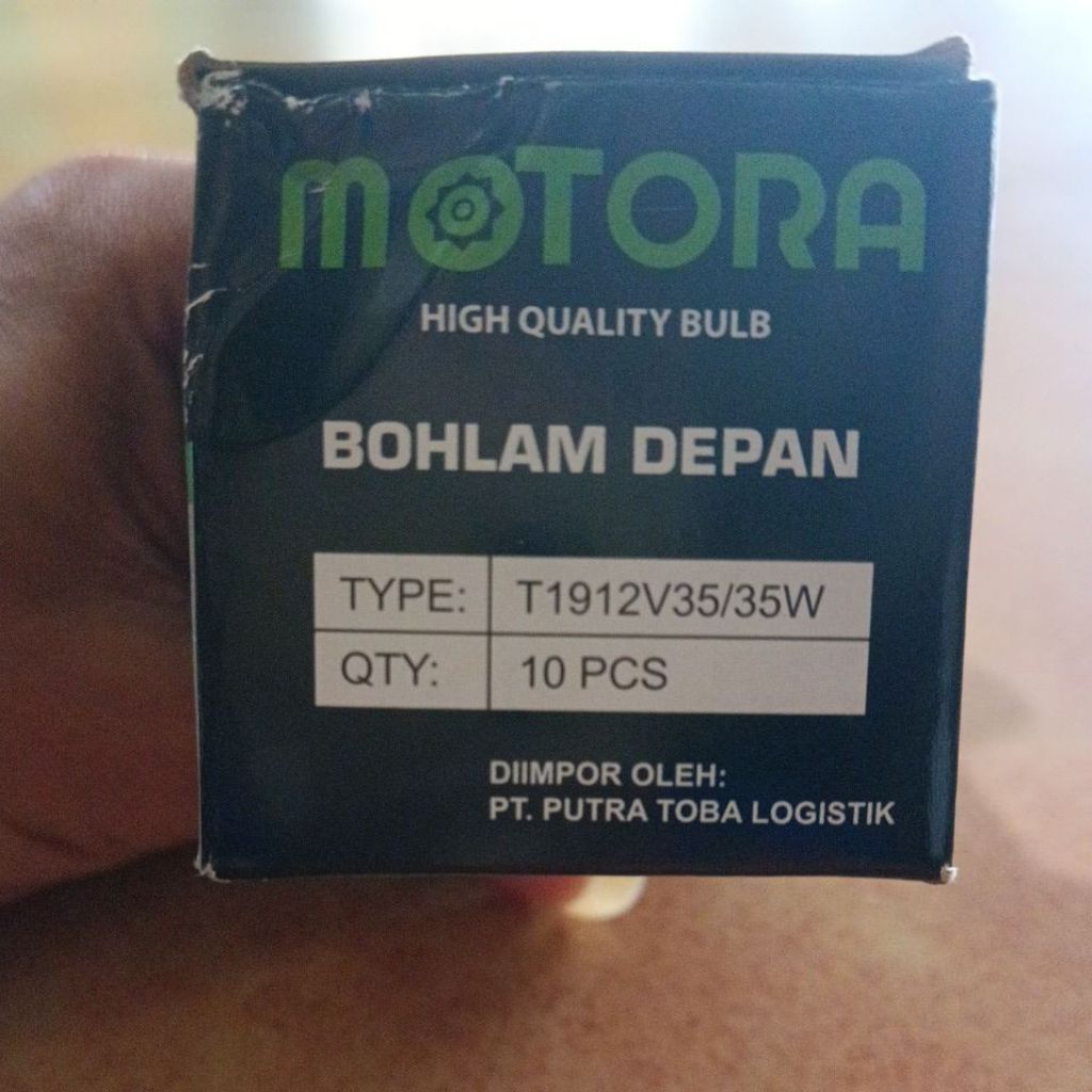 Bohlam lampu depan motor kaki 1 GRAND MIO SMASH 12V 35W HARGA 10PC