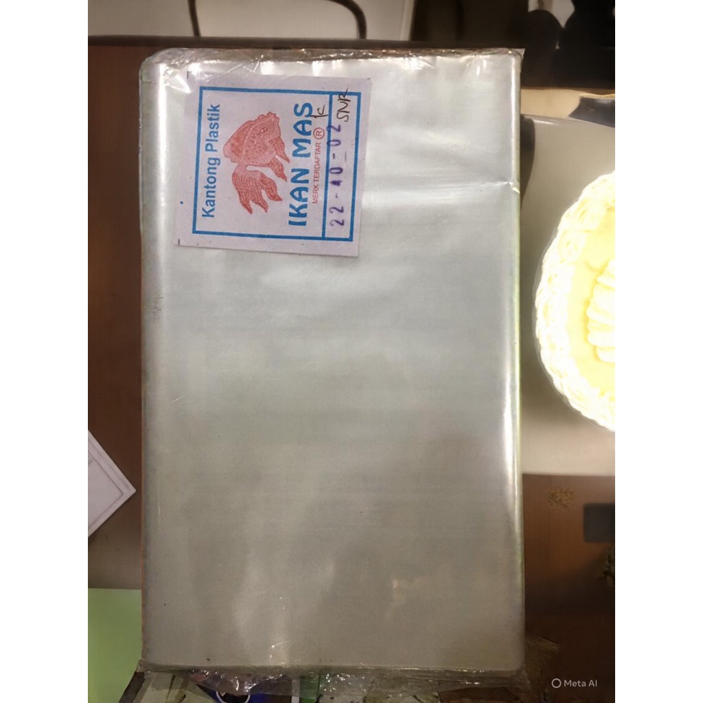 Plastik PP 22x40x02 Bening Kantong Serbaguna