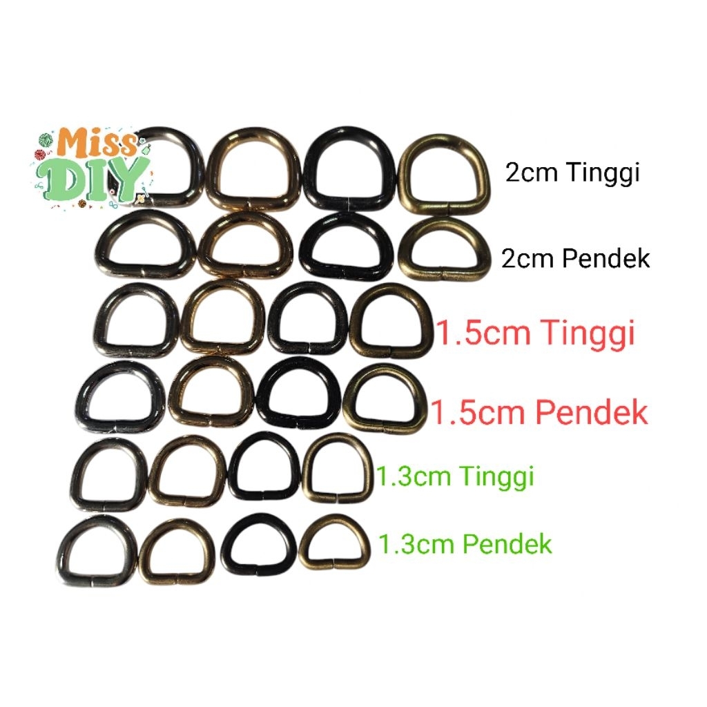 Ring D Tas / Aksesoris Tas Rajut